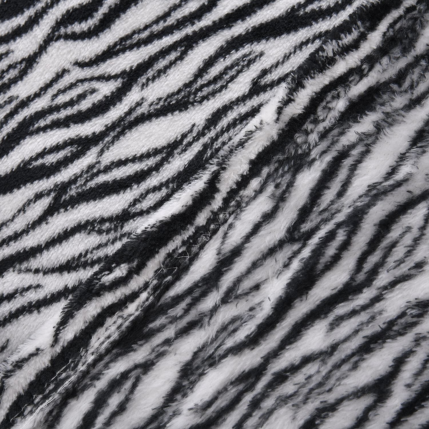 Tjc Polyester Stripe Blanket - Red & Red