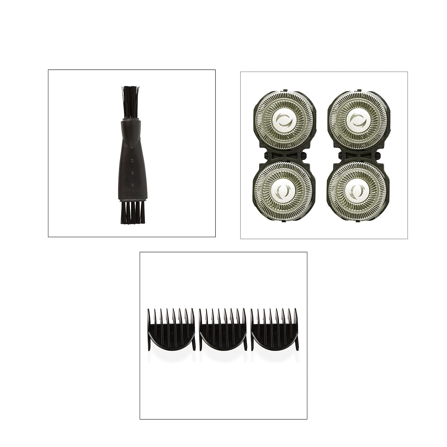 CloseOut Deal - 4 in 1 Ultimate Cordless Rechargeable Shaver with Trimmer and Facial Scrub Heads