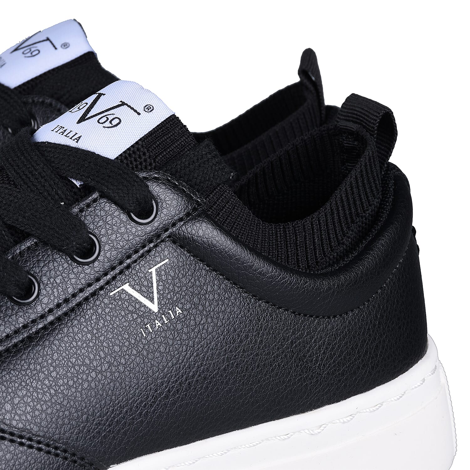 19V69 Italia Mens Sneaker (Size 7) - Black