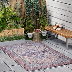 DOD - PET Outdoor Digital Printed Rug - Red