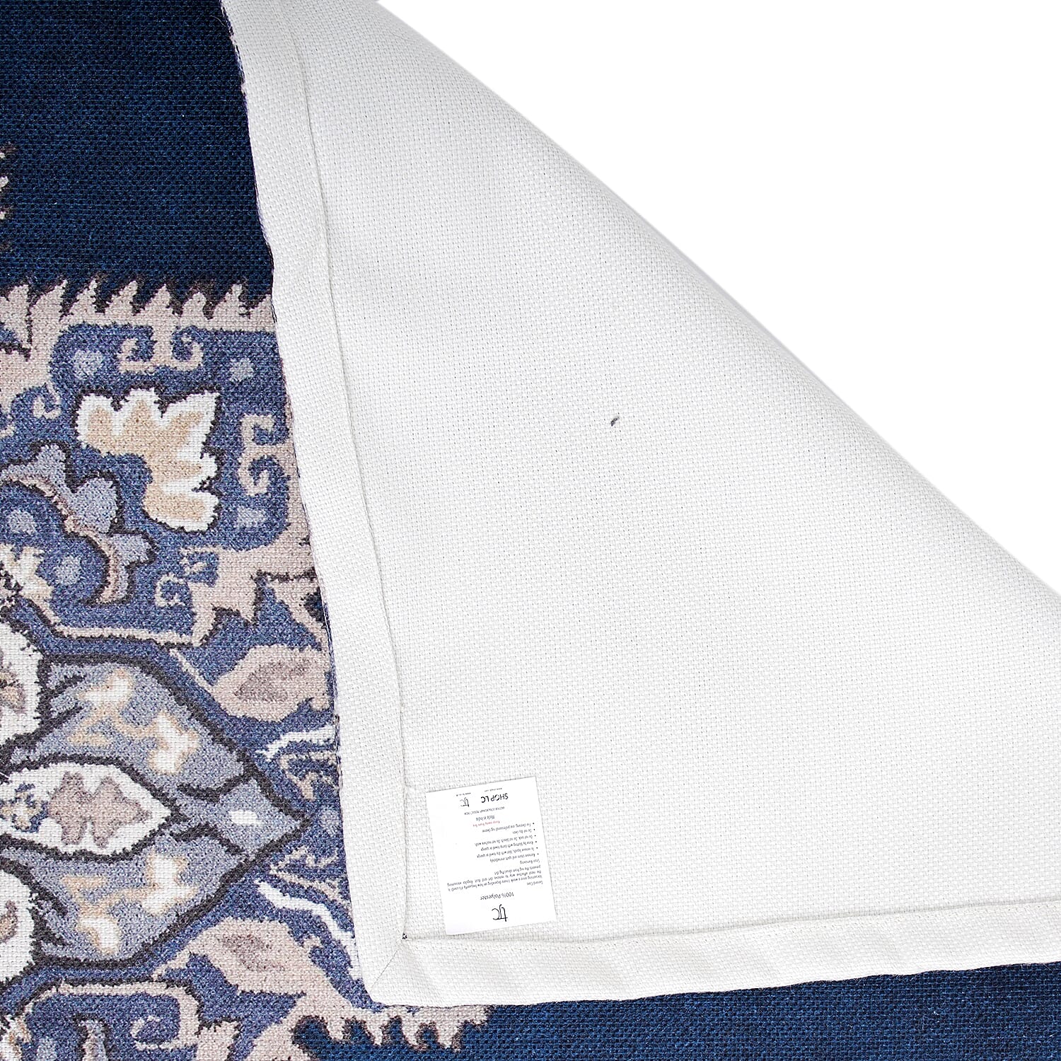 PET Outdoor Digital Printed Rug 1000 GSM (Size 150x90 Cm) - Blue & Multi