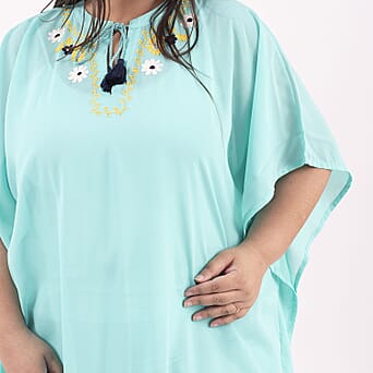 https://tjcuk.sirv.com/Products/88/9/8894577/Tamsy-Floral-Embroidery-Kaftan-(Size-One-Size)-Turquoise_8894577_3.jpg?w=342&h=342