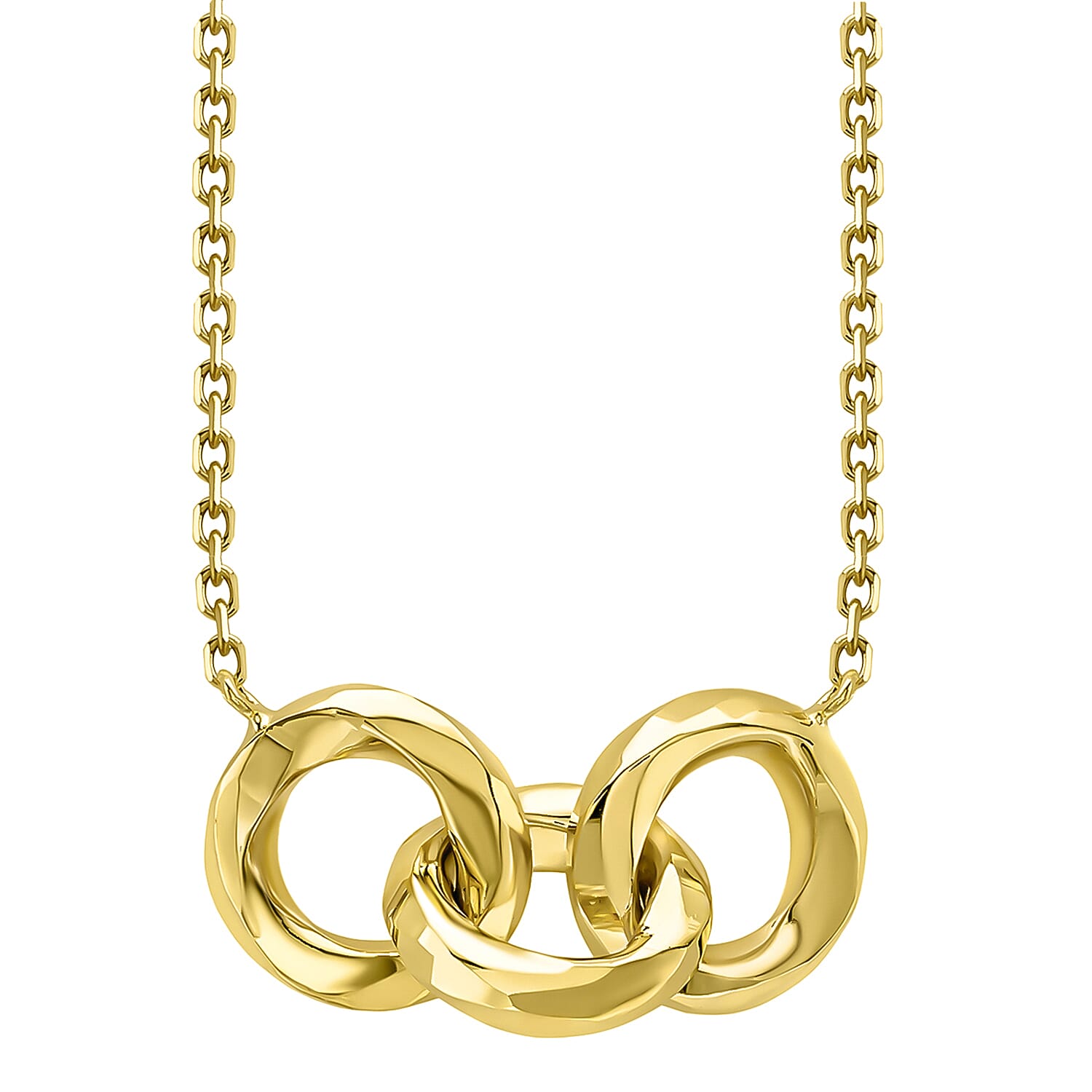 9K Yellow Gold  Necklace,  Gold Wt. 1.9 Gms