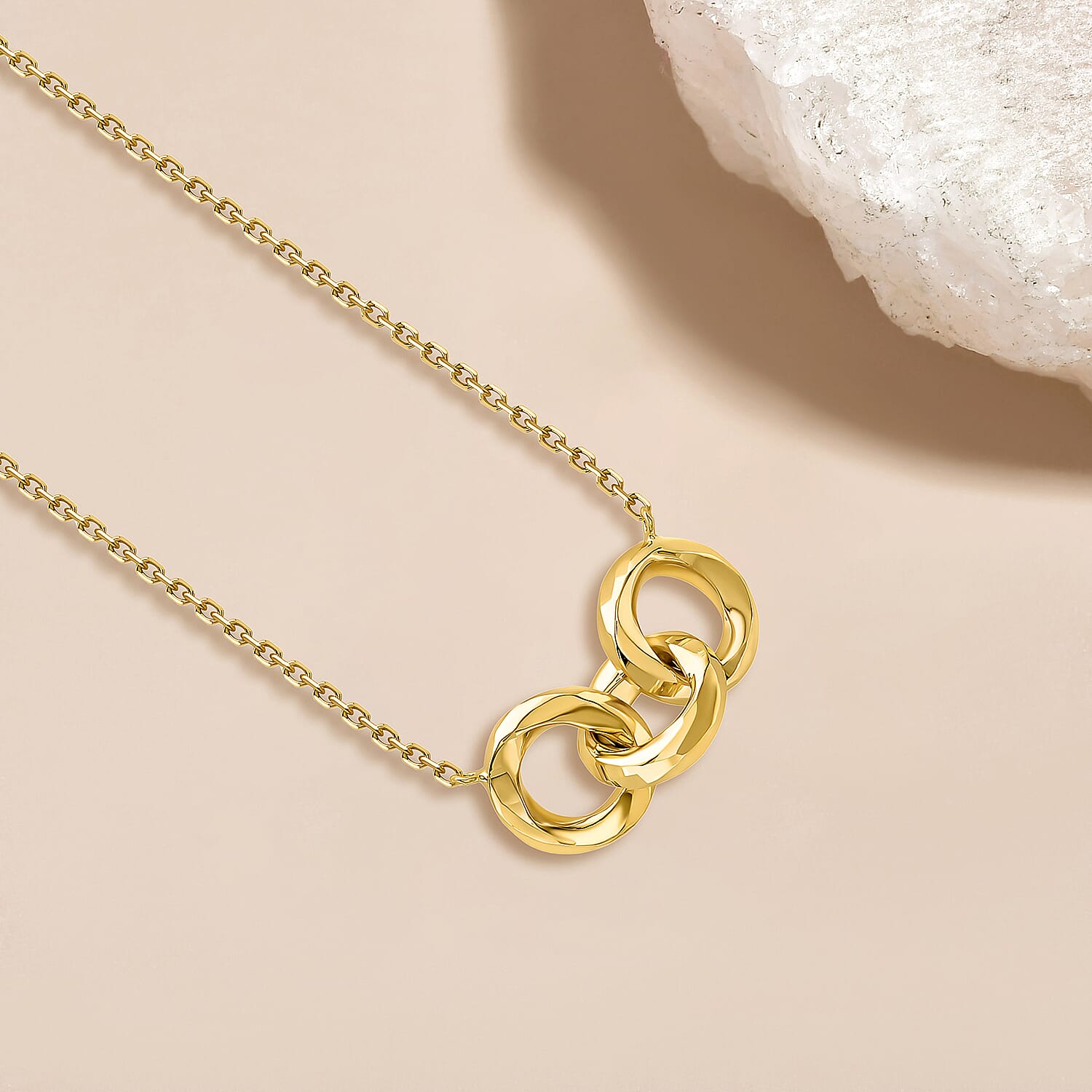 9K Yellow Gold  Necklace,  Gold Wt. 1.9 Gms