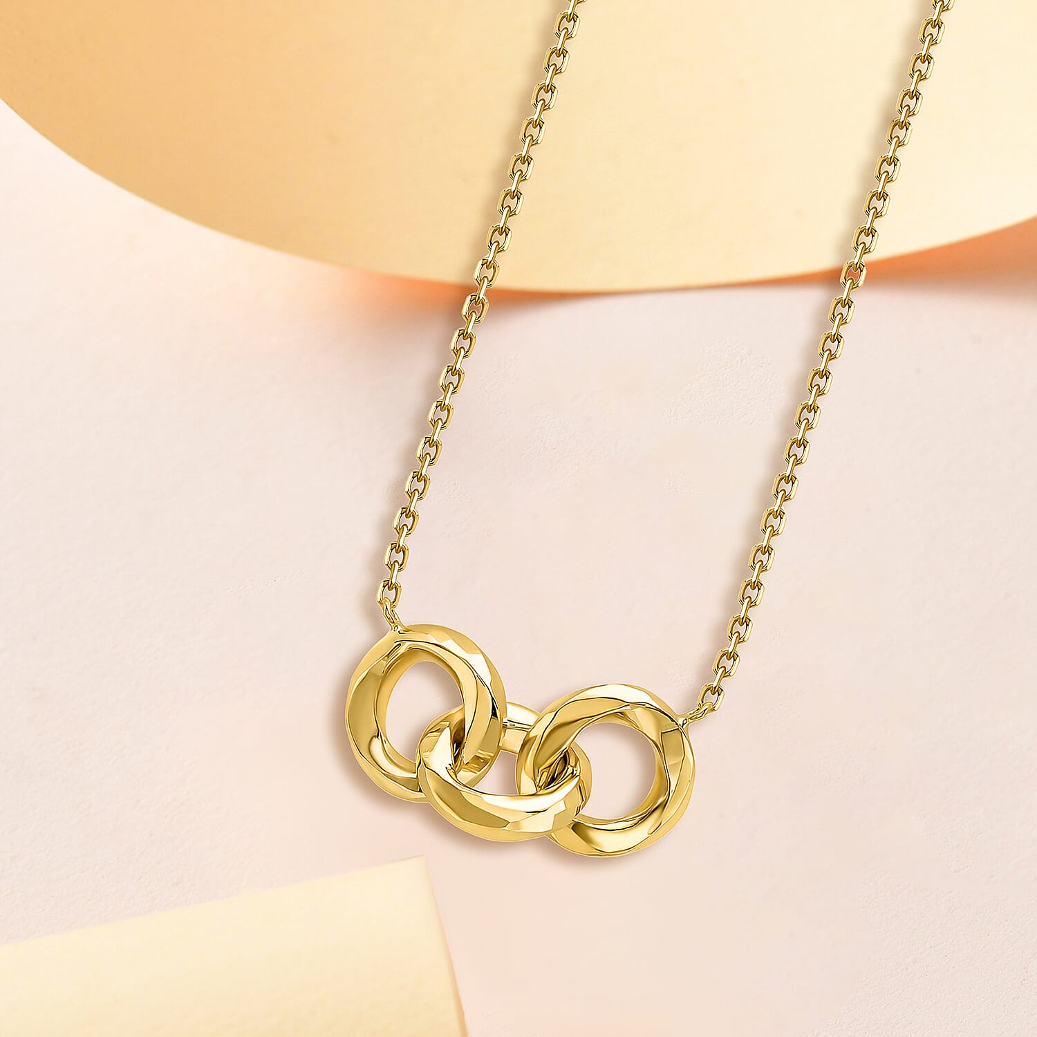 9K Yellow Gold  Necklace,  Gold Wt. 1.9 Gms