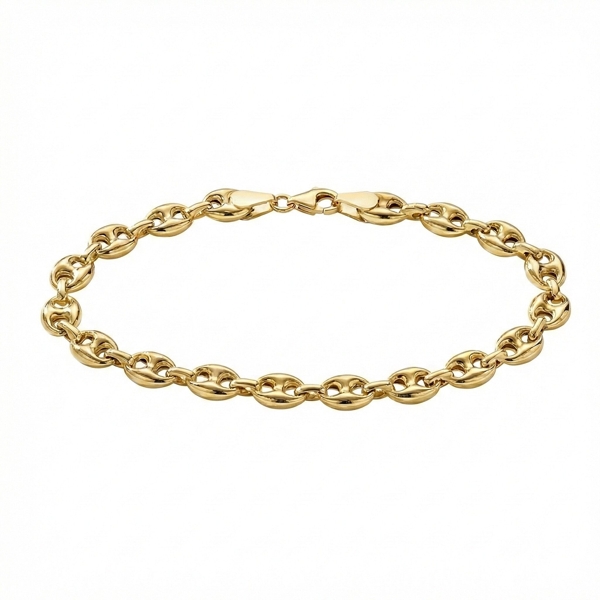 9K Yellow Gold  (Size - 7.5) Bracelet,  Gold Wt. 4.8 Gms