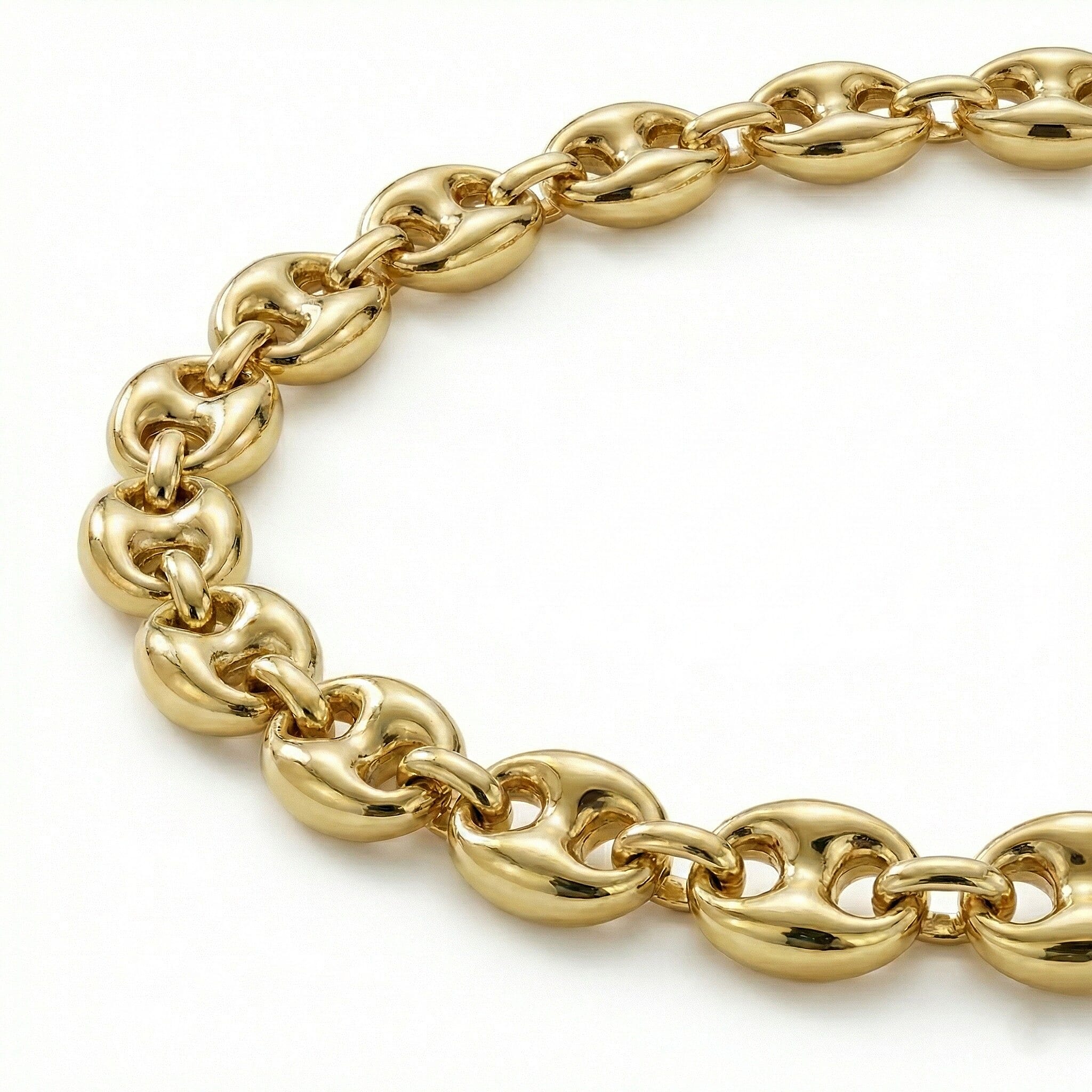 9K Yellow Gold  (Size - 7.5) Bracelet,  Gold Wt. 4.8 Gms