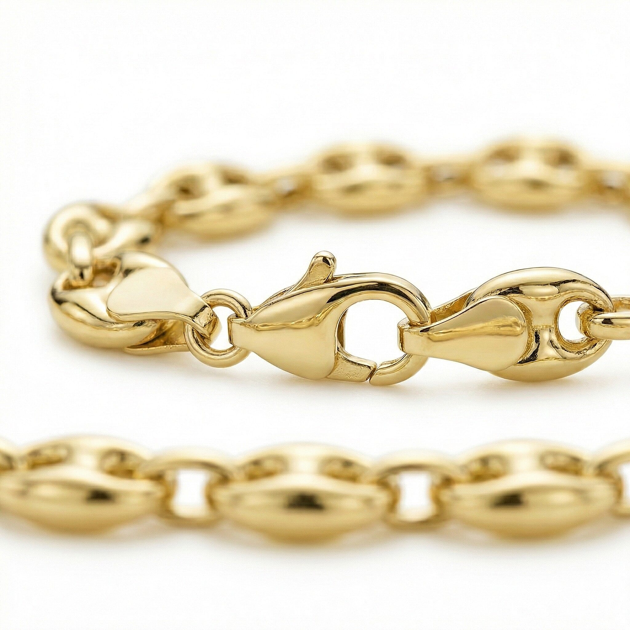 9K Yellow Gold  (Size - 7.5) Bracelet,  Gold Wt. 4.8 Gms