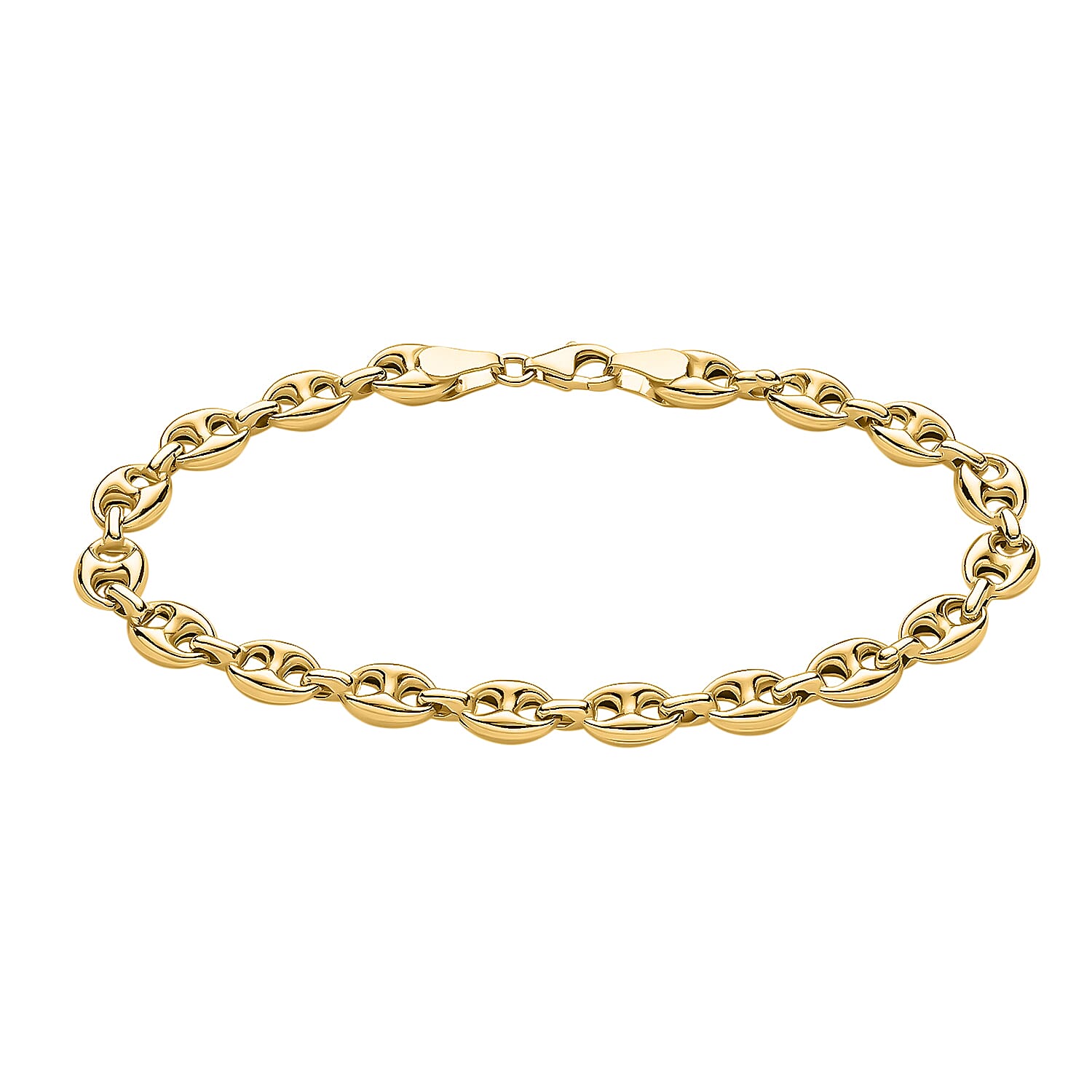 9K Yellow Gold  (Size - 7.5) Bracelet,  Gold Wt. 4.8 Gms