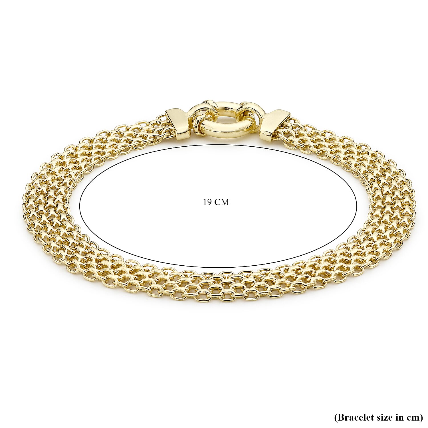 9K Yellow Gold  Bracelet,  Gold Wt. 5.6 Gms