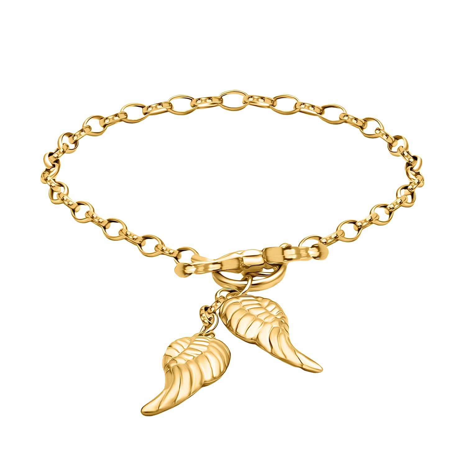 Angel wing deals bracelet gold