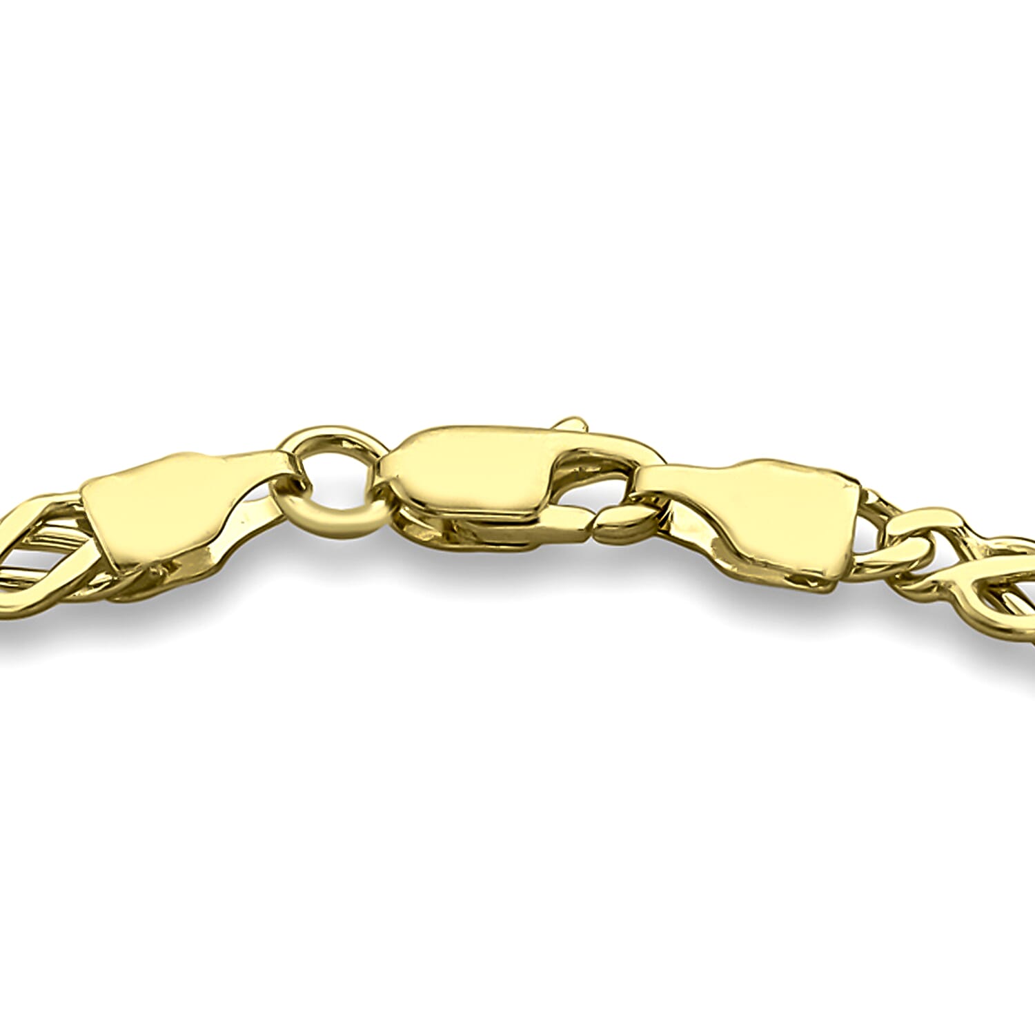 9K Yellow Gold 18.5mm x 6mm Celtic ID Bracelet 7 Inch