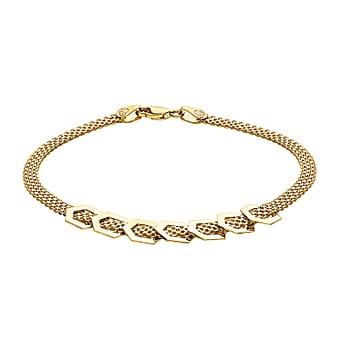 https://tjcuk.sirv.com/Products/88/9/8894675/9K-Yellow-Gold-7.5mm-Lucky-Hexagon-Bismark-Bracelet-7.5-Inch_8894675.jpg?w=342&h=342