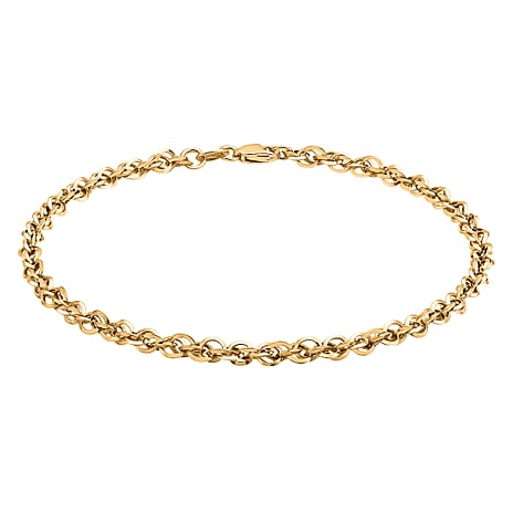 9K Yellow Gold  Bracelet,  Gold Wt. 1.7 Gms