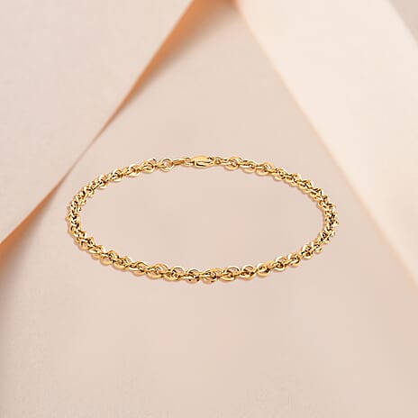 9K Yellow Gold  Bracelet,  Gold Wt. 1.7 Gms