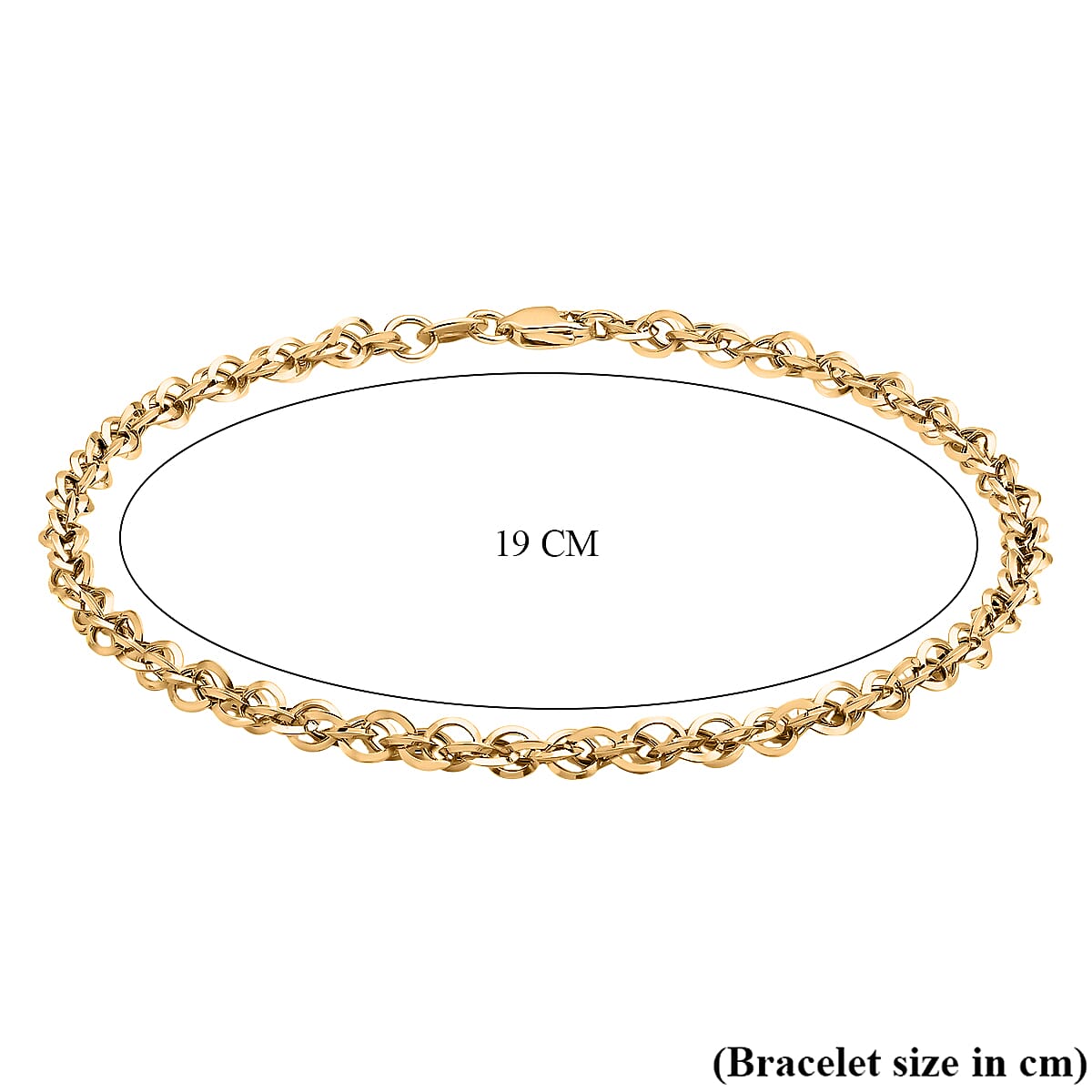 9K Yellow Gold  Bracelet,  Gold Wt. 1.7 Gms
