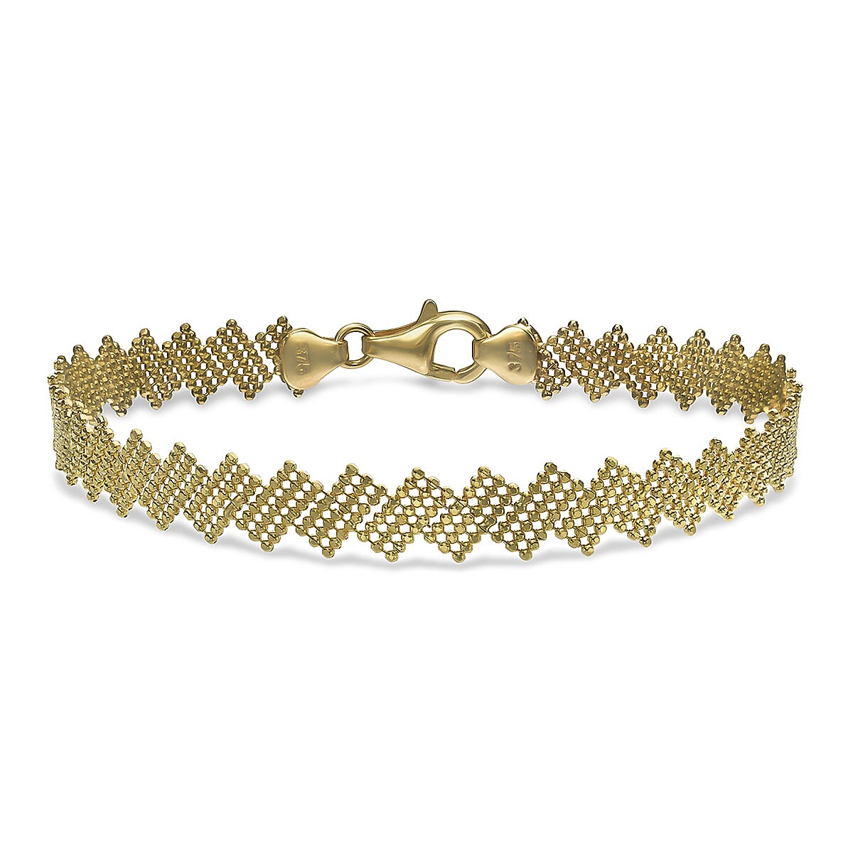 9K Yellow Gold  Bracelet,  Gold Wt. 4 Gms