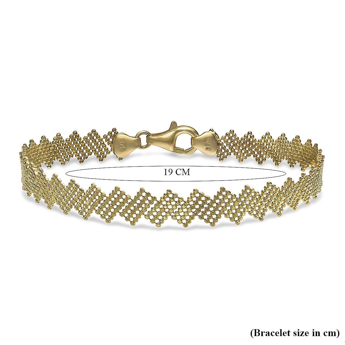 9K Yellow Gold  Bracelet,  Gold Wt. 4 Gms