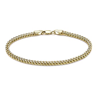 https://tjcuk.sirv.com/Products/88/9/8894685/9K-Yellow-Gold-3mm-Square-Spiga-Chain-Bracelet-7.5-Inch_8894685.jpg?w=342&h=342