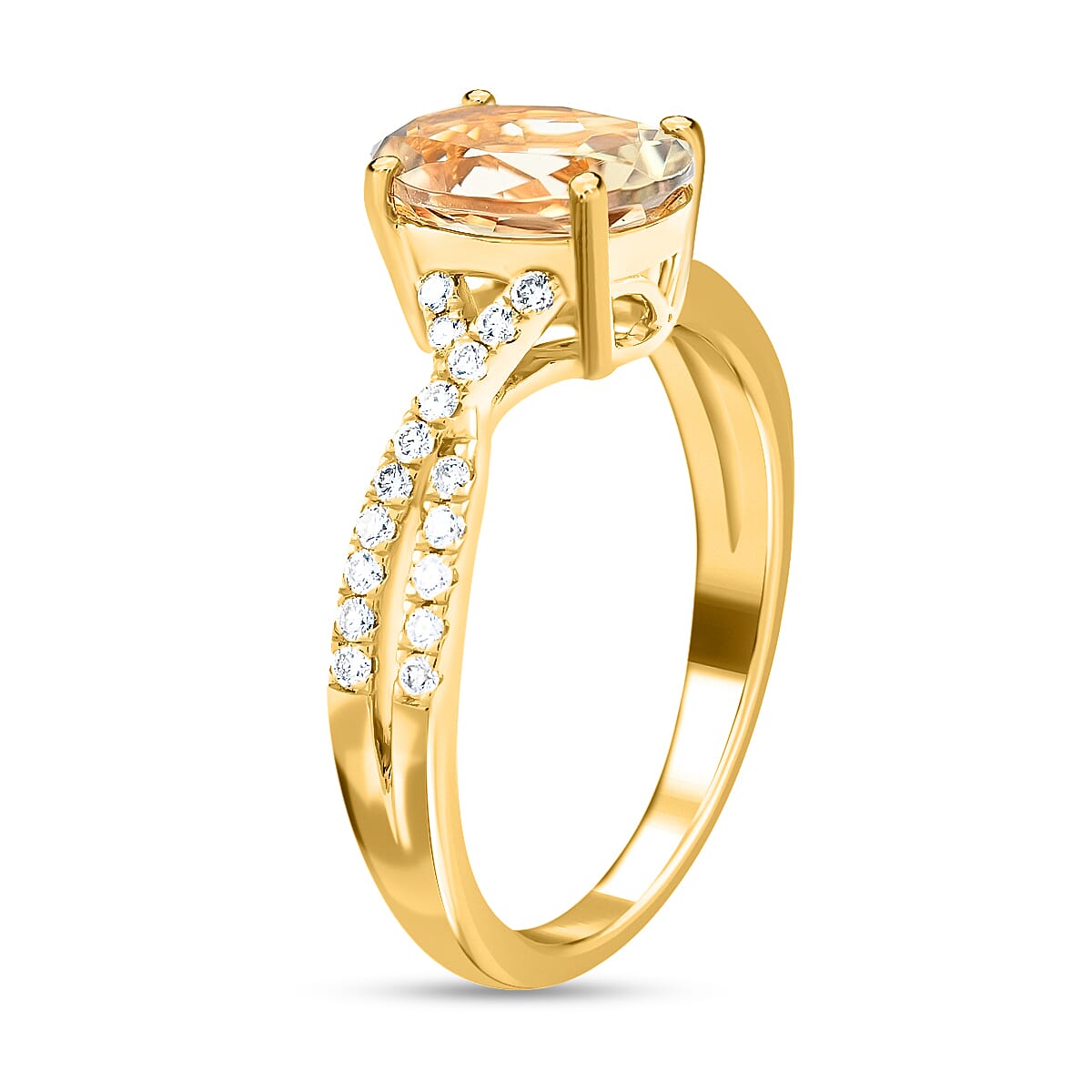 Certified and Appraised ILIANA 18K Yellow Gold AAA Turkizite and Diamond (SI-G-H) Solitaire Ring Gold 3.34 grams, 1.85 Ct