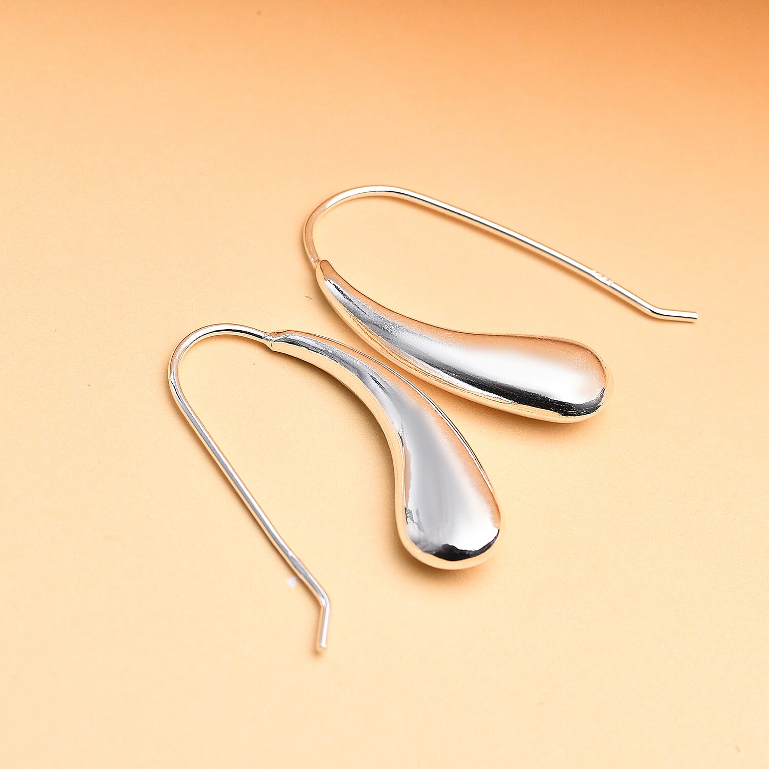 Italian Made - Sterling Silver Earrings (With Hook)