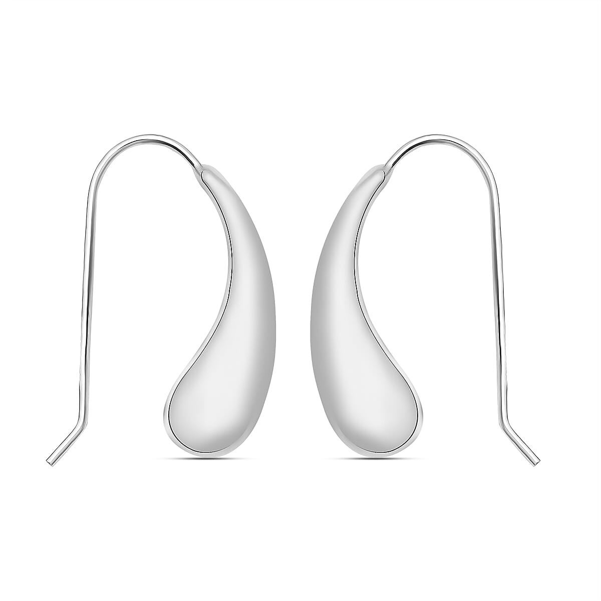 Italian Made - Sterling Silver Earrings (With Hook)