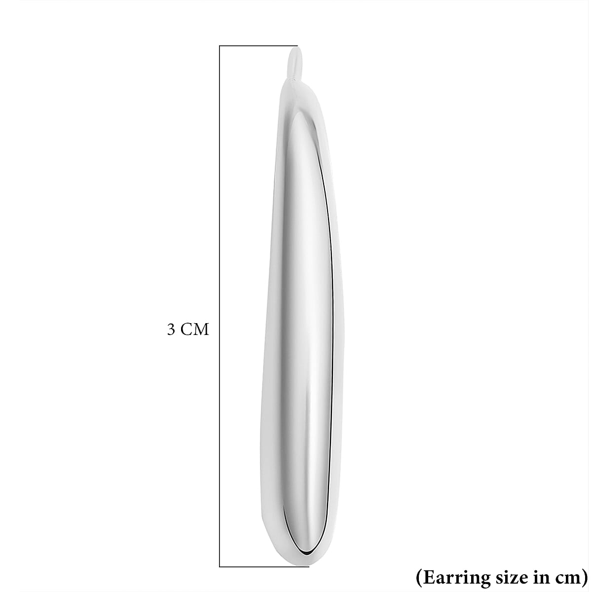 Italian Made - Sterling Silver Earrings (With Hook)