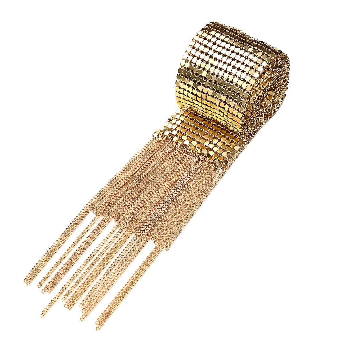 Scarf Style Necklace or Belt (Size - 59) in Gold Tone