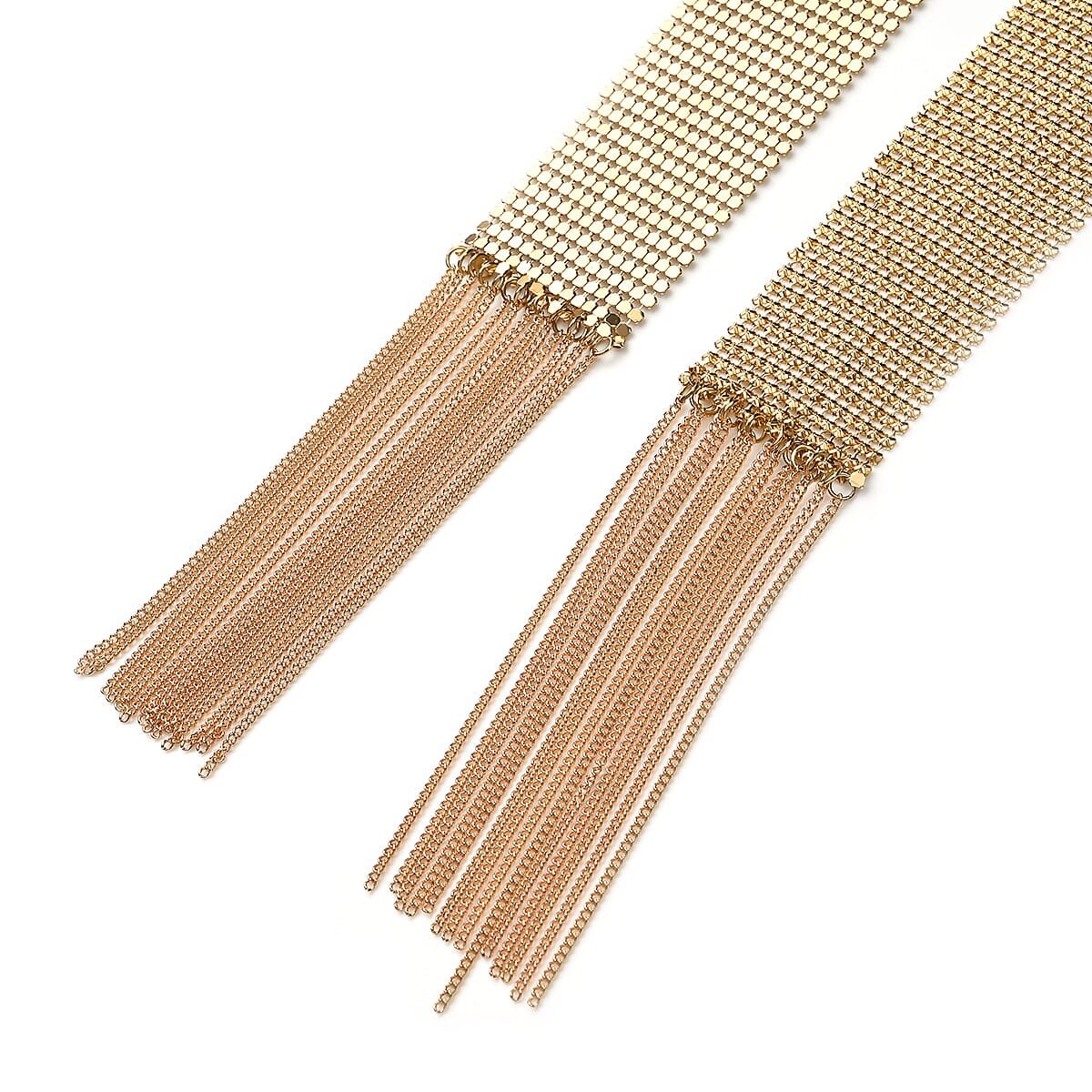 Scarf Style Necklace or Belt (Size - 59) in Gold Tone