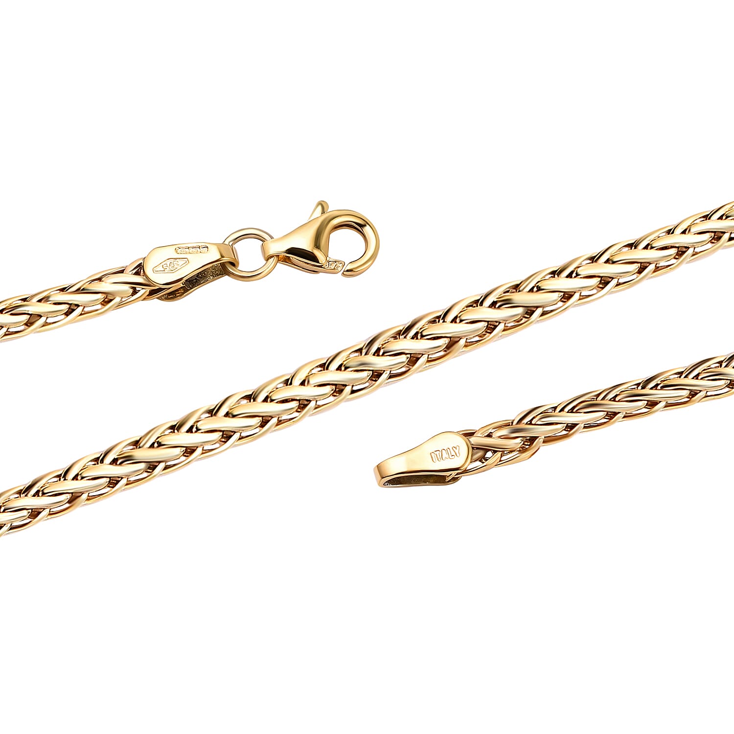 Maestro Collection - 9K Yellow Gold Double Rope Necklace (Size- 20) With Lobster Clasp, Gold Wt. 5.05 Gms.