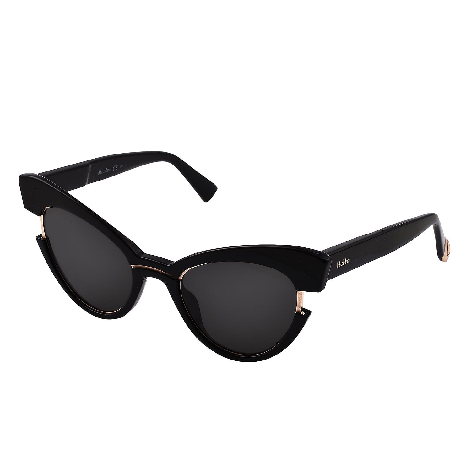 Max Mara Ingrid Cats Eye Sunglasses - Black