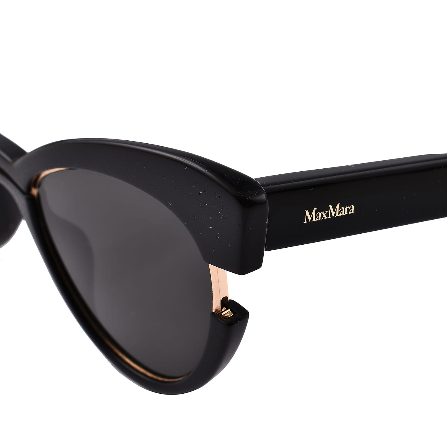 Max Mara Ingrid Cats Eye Sunglasses - Black
