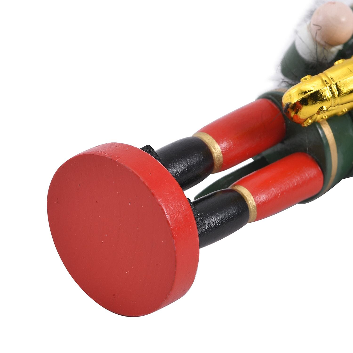 Set of 5 Hanging Wooden Soldier Shaped Nutcrackers - Multi