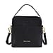 SENCILLEZ Genuine Leather Convertible Bag with Shoulder Strap - Black