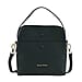 SENCILLEZ Genuine Leather Convertible Bag with Shoulder Strap - Black