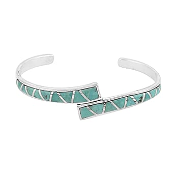https://tjcuk.sirv.com/Products/89/1/8914401/Santa-Fe-Collection--Turquoise-Cuff-Bracelet-Size-5.5-inches-in-Sterli_8914401.jpg?w=342&h=342