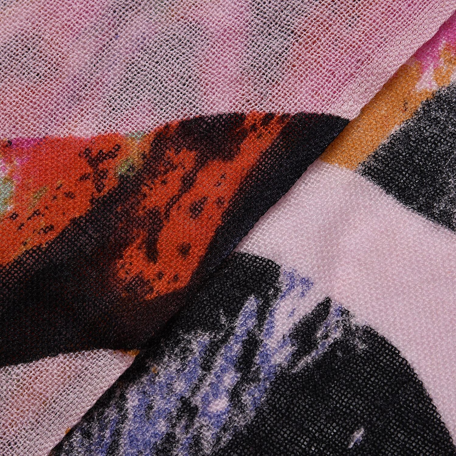 La Marey Merino Wool Art Scarf