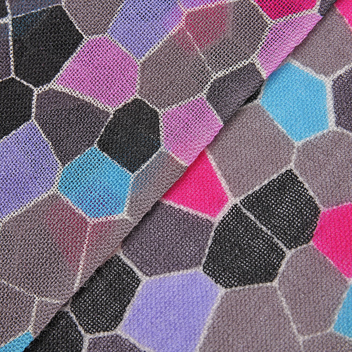 LA MAREY Merino Wool Honeycomb Pattern Scarf (Size 66x184 Cm) -