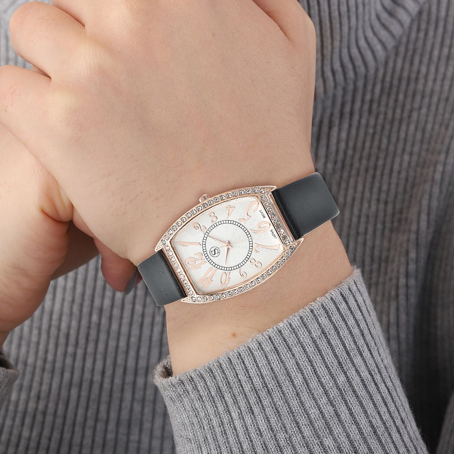 Ladies Watch Pure White Stainless Steel Mix Metal