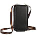 Genuine Leather Mobile Wallet - Black