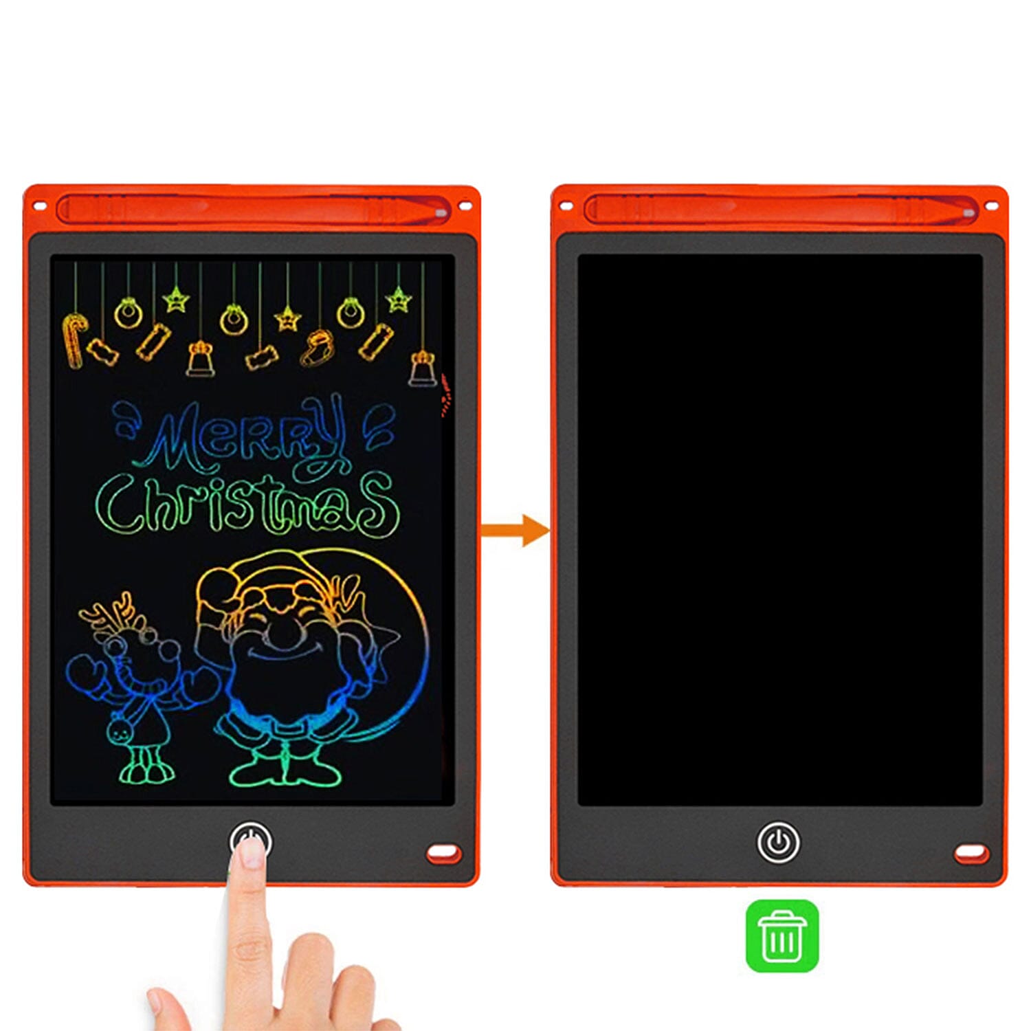 Doodle 8.5 inch LCD Colour Screen Writing Tablet with Stylus - Red