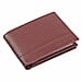 100% Genuine Leather RFID Protected Bi-Fold Mens Wallet - Bordo