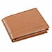 100% Genuine Leather RFID Protected Bi-Fold Mens Wallet - Cognac