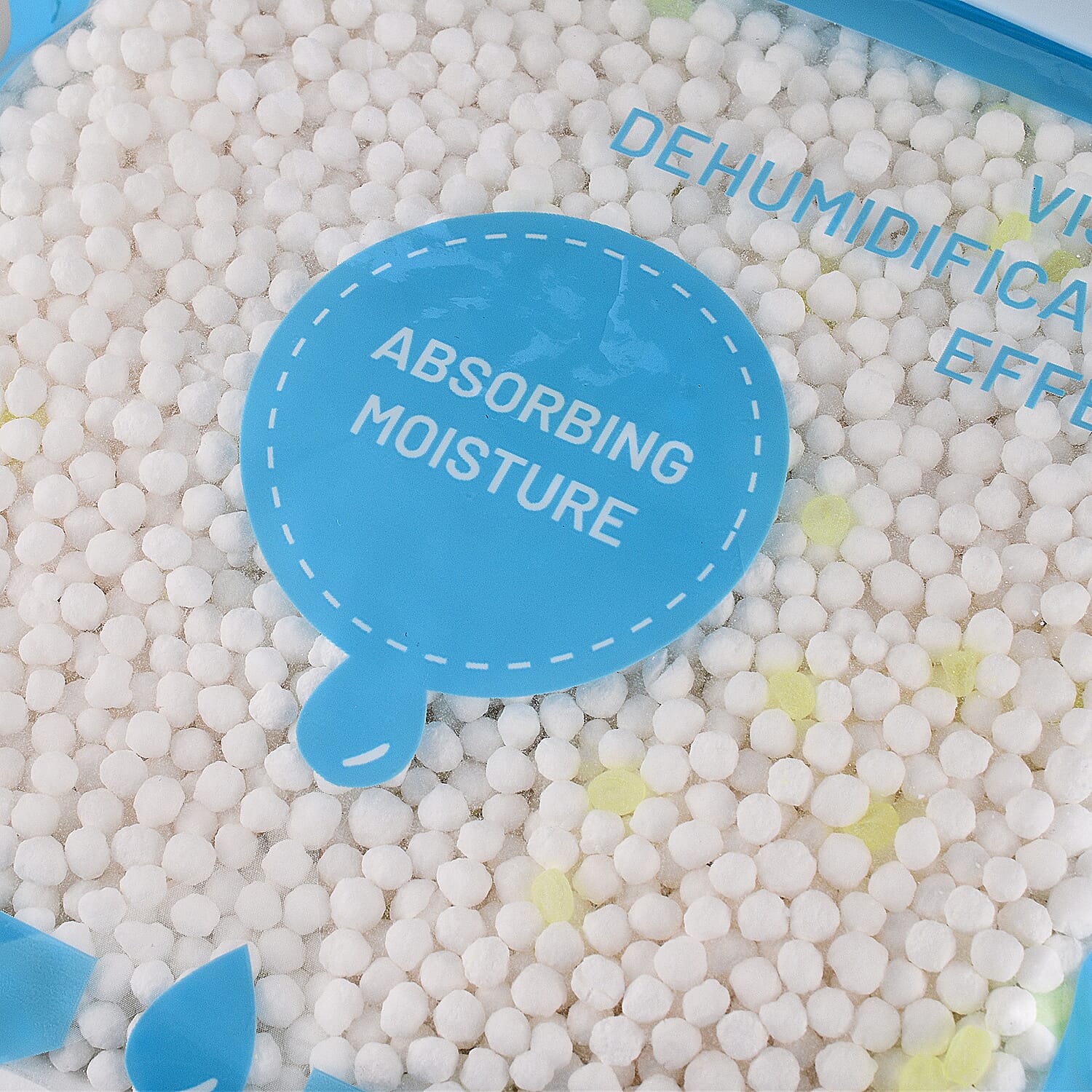 HOMESMART - Set of 5 Hanging Dehumdifier Bag, Frangrance Free, 220g Calcium Chloride per Bag, Hanging Hook