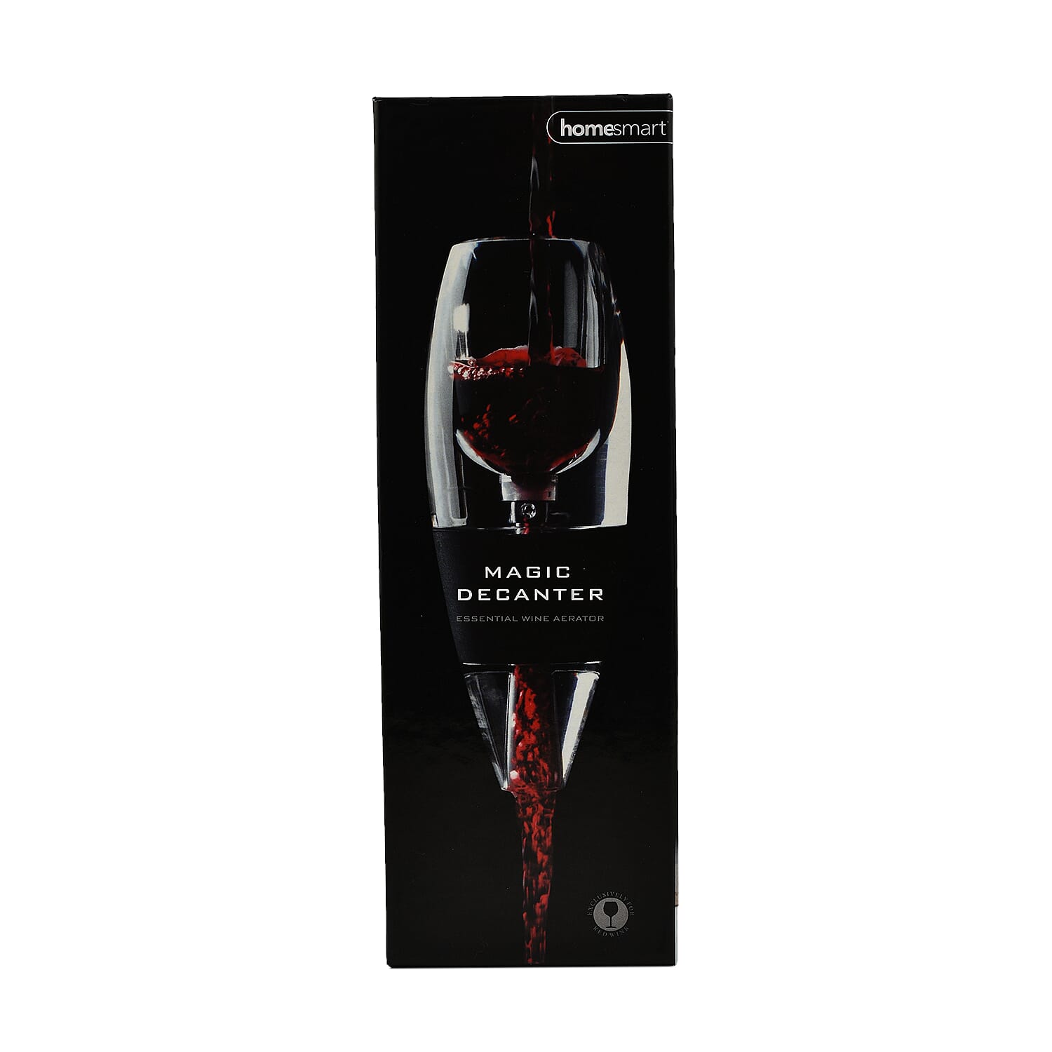 Homesmart - Magic Decanter Essential Wine Aerator - Black