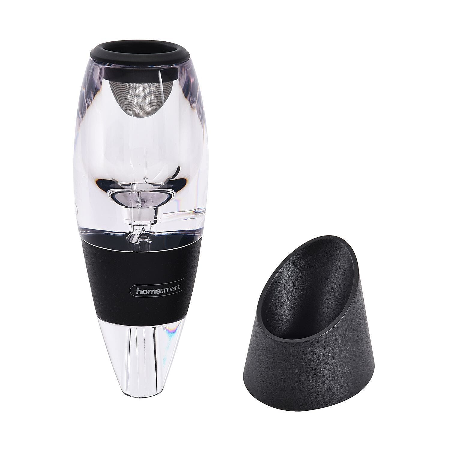Homesmart - Magic Decanter Essential Wine Aerator - Black