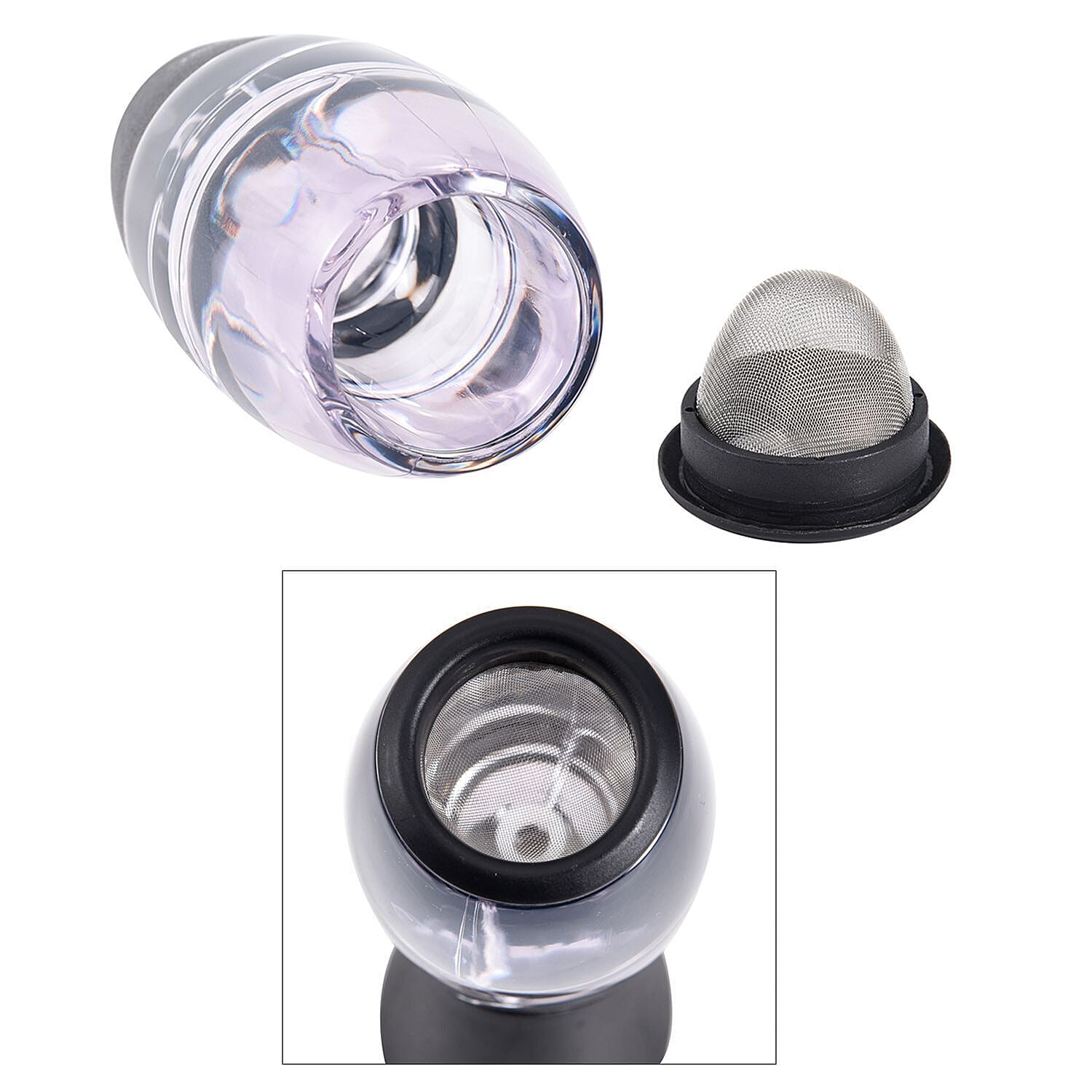 Homesmart - Magic Decanter Essential Wine Aerator - Black