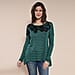 DESIGUAL Floral Embroidery Long Sleeve T-Shirt - Navy