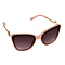 Wayfarer Sunglasses with Polycarbonate Frame Lens - Pink & Gold