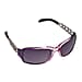 Full-Rim Sunglasses with Polycarbonate Frame Lens - Purple & Silver